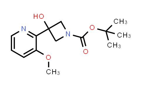 CAS No. 1609671-96-6, tert-Butyl 3-hydroxy-3-(3-methoxypyridin-2-yl)azetidine-1-carboxylate