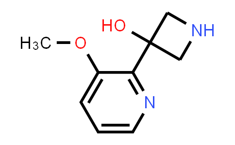 CAS No. 1609671-97-7, 3-(3-Methoxypyridin-2-yl)azetidin-3-ol