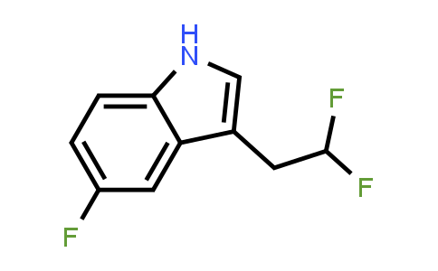 CAS No. 1609975-36-1, 3-(2,2-Difluoroethyl)-5-fluoro-1H-indole