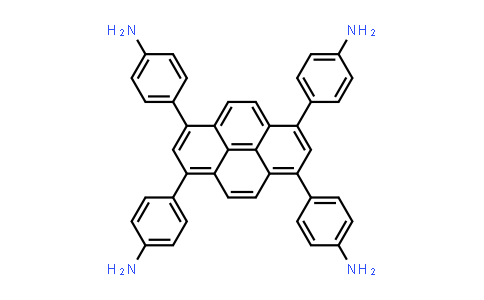 CAS No. 1610471-69-6, 4,4',4'',4'''-(Pyrene-1,3,6,8-tetrayl)tetraaniline