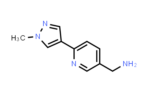 CAS No. 1610585-67-5, [6-(1-Methyl-1H-pyrazol-4-yl)pyridin-3-yl]methanamine