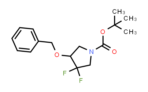 CAS No. 1610714-49-2, tert-Butyl 4-(Benzyloxy)-3,3-difluoropyrrolidine-1-carboxylate