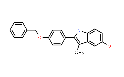CAS No. 1610763-24-0, 2-(4-(Benzyloxy)phenyl)-3-methyl-1H-indol-5-ol