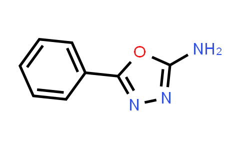CAS No. 1612-76-6, 5-Phenyl-1,3,4-oxadiazol-2-amine