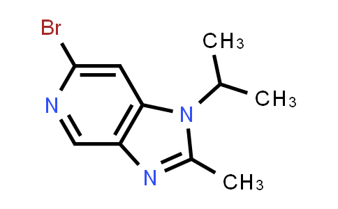 CAS No. 1612172-53-8, 6-Bromo-1-isopropyl-2-methyl-1H-imidazo[4,5-c]pyridine