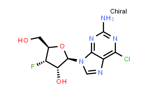 CAS No. 1612192-05-8, 2-Amino-6-chloro-9-(3-deoxy-3-fluoro-beta-D-ribofuranosyl)-9H-purine