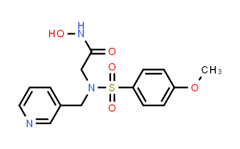 CAS No. 161314-48-3, Acetamide, N-hydroxy-2-[[(4-methoxyphenyl)sulfonyl](3-pyridinylmethyl)amino]-