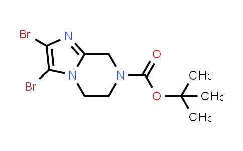 CAS No. 1613148-22-3, tert-Butyl 2,3-dibromo-5,6-dihydroimidazo[1,2-a]pyrazine-7(8H)-carboxylate