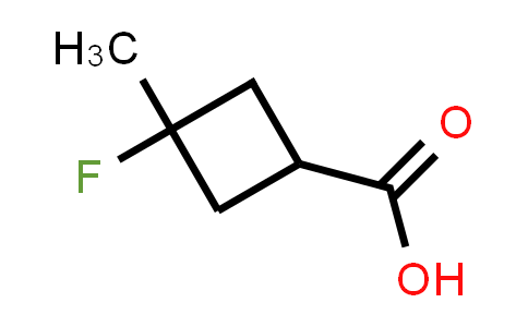 CAS No. 1613330-60-1, 3-Fluoro-3-methylcyclobutanecarboxylic acid