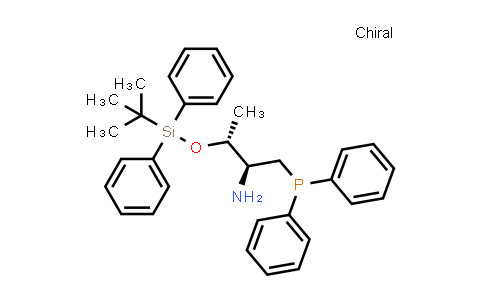 CAS No. 1613448-02-4, (2S,3R)-3-((tert-Butyldiphenylsilyl)oxy)-1-(diphenylphosphanyl)butan-2-amine