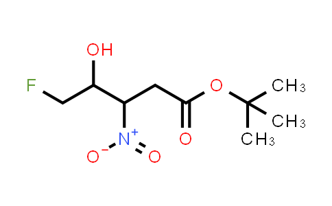 CAS No. 161401-78-1, Pentanoic acid, 5-fluoro-4-hydroxy-3-nitro-, 1,1-dimethylethyl ester