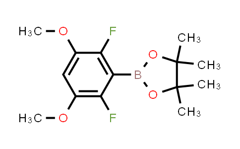 CAS No. 1614233-69-0, 2-(2,6-Difluoro-3,5-dimethoxyphenyl)-4,4,5,5-tetramethyl-1,3,2-dioxaborolane