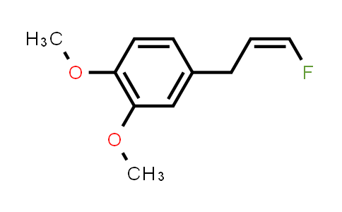 CAS No. 161436-14-2, Z-1,2-Dimethoxy-4-(3-fluoro-2-propenyl)benzene