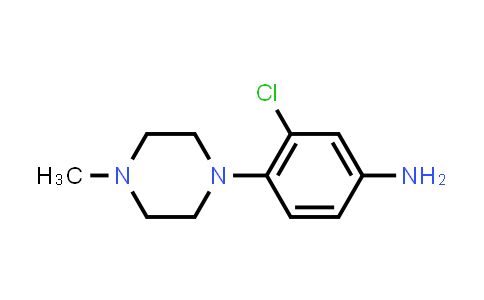 CAS No. 16154-72-6, 3-Chloro-4-(4-methylpiperazin-1-yl)benzenamine