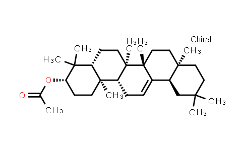 CAS No. 1616-93-9, Olean-12-en-3-ol, acetate, (3β)-