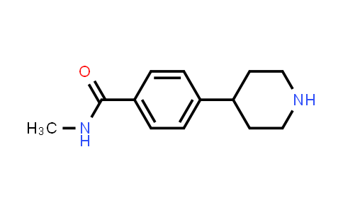 CAS No. 161610-09-9, N-Methyl-4-(piperidin-4-yl)benzamide