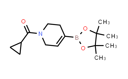 CAS No. 1616388-38-5, Cyclopropyl(4-(4,4,5,5-tetramethyl-1,3,2-dioxaborolan-2-yl)-5,6-dihydropyridin-1(2H)-yl)methanone