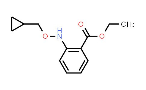 CAS No. 1616691-65-6, Ethyl 2-((cyclopropylmethoxy)amino)benzoate