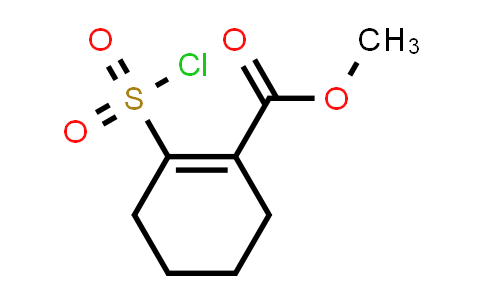CAS No. 161809-17-2, Methyl 2-(chlorosulfonyl)cyclohex-1-ene-1-carboxylate