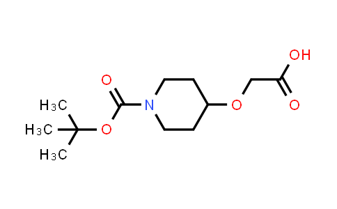 CAS No. 161948-70-5, (1-Boc-4-piperidinyloxy)acetic acid