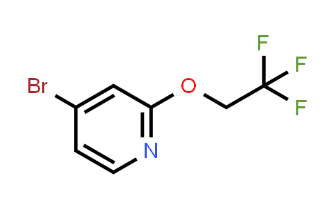 CAS No. 161952-62-1, 4-Bromo-2-(2,2,2-trifluoroethoxy)pyridine