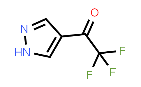 CAS No. 161957-47-7, 2,2,2-Trifluoro-1-(1H-pyrazol-4-yl)ethanone