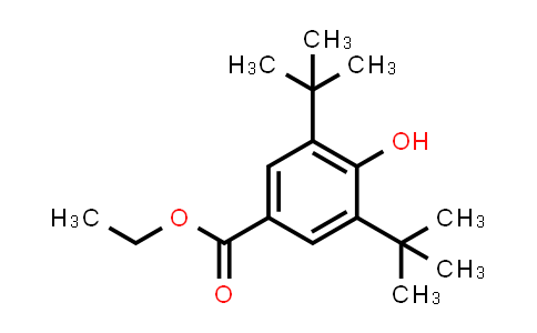 CAS No. 1620-64-0, ethyl 3,5-di-tert-butyl-4-hydroxybenzoate