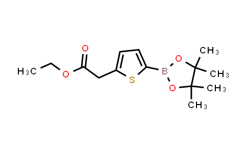 CAS No. 1620318-41-3, Ethyl 2-(5-(4,4,5,5-tetramethyl-1,3,2-dioxaborolan-2-yl)thiophen-2-yl)acetate