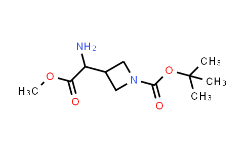 CAS No. 1620451-38-8, tert-Butyl 3-(1-amino-2-methoxy-2-oxoethyl)azetidine-1-carboxylate