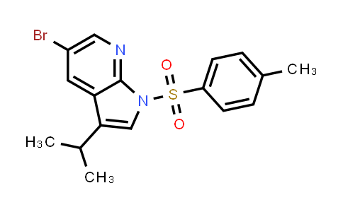 CAS No. 1620574-97-1, 5-Bromo-3-isopropyl-1-tosyl-1H-pyrrolo[2,3-b]pyridine