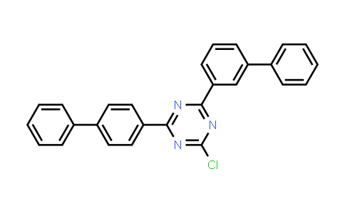 CAS No. 1621467-35-3, 2-([1,1'-Biphenyl]-3-yl)-4-([1,1'-biphenyl]-4-yl)-6-chloro-1,3,5-triazine