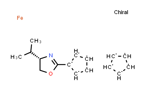 CAS No. 162157-03-1, (S)-(4-Isopropyloxazolin-2-yl)ferrocene