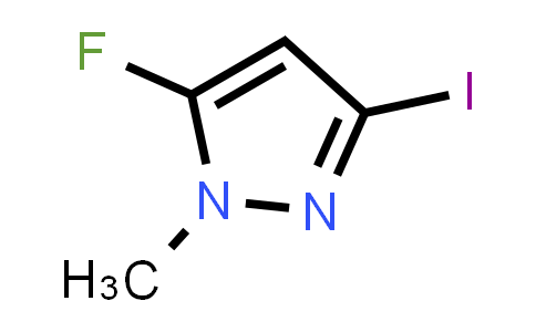 CAS No. 1621585-53-2, 5-Fluoro-3-iodo-1-methyl-1H-pyrazole