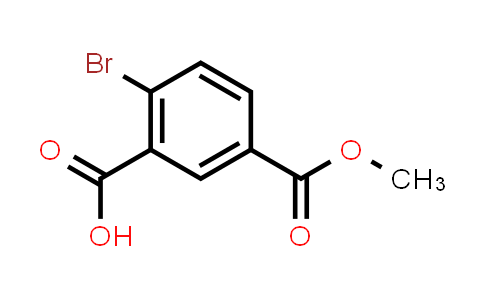 CAS No. 1621912-33-1, 2-Bromo-5-(methoxycarbonyl)benzoic acid