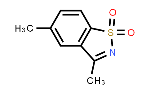CAS No. 1622159-27-6, 3,5-Dimethylbenzo[d]isothiazole 1,1-dioxide