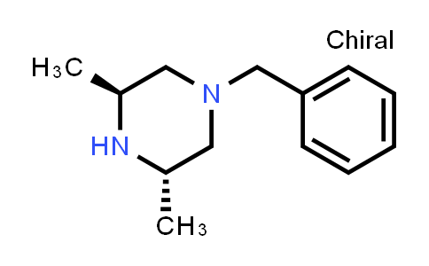 CAS No. 162240-95-1, Piperazine, 3,5-dimethyl-1-(phenylmethyl)-, (3S-trans)- (9CI)