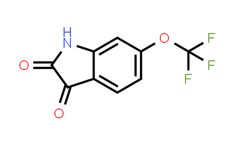CAS No. 162252-92-8, 6-(Trifluoromethoxy)-1H-indole-2,3-dione
