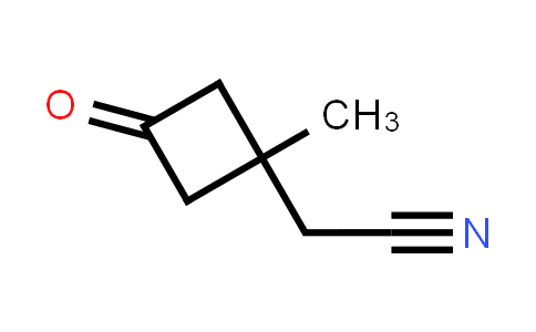 CAS No. 1622903-28-9, 2-(1-Methyl-3-oxocyclobutyl)acetonitrile