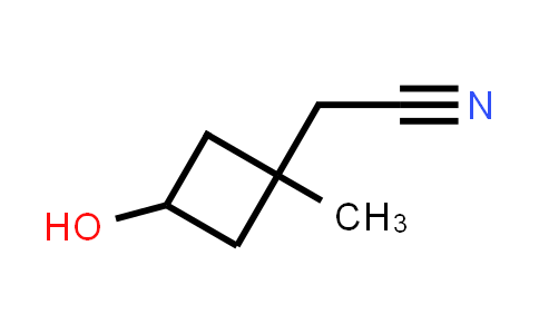 CAS No. 1622903-29-0, 2-(3-Hydroxy-1-methylcyclobutyl)acetonitrile