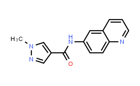 CAS No. 1623926-59-9, 1-Methyl-N-(quinolin-6-yl)-1H-pyrazole-4-carboxamide