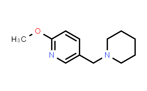 CAS No. 162475-79-8, 2-Methoxy-5-[(piperidin-1-yl)methyl]pyridine