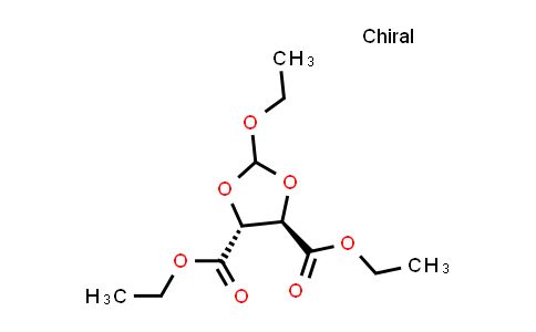 CAS No. 162491-34-1, (4R,5R)-Diethyl 2-ethoxy-1,3-dioxolane-4,5-dicarboxylate