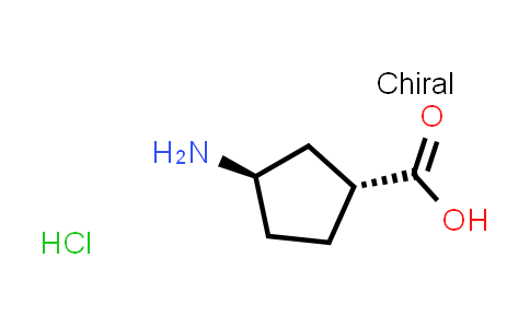 CAS No. 1625682-44-1, (1R,3R)-3-Aminocyclopentanecarboxylic acid hydrochloride