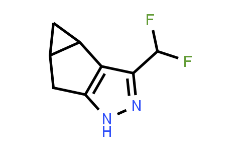 CAS No. 1626337-82-3, 3-(Difluoromethyl)-3b,4,4a,5-tetrahydro-1H-cyclopropa[3,4]cyclopenta[1,2-c]pyrazole