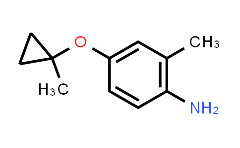 CAS No. 1626355-71-2, Benzenamine, 2-methyl-4-[(1-methylcyclopropyl)oxy]-