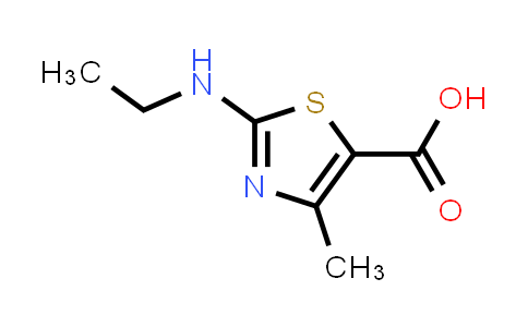 CAS No. 162651-09-4, 2-(Ethylamino)-4-methyl-1,3-thiazole-5-carboxylic acid