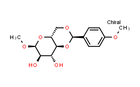 CAS No. 162680-20-8, (2R,4aR,6S,7R,8R,8aS)-6-Methoxy-2-(4-methoxyphenyl)hexahydropyrano[3,2-d][1,3]dioxine-7,8-diol