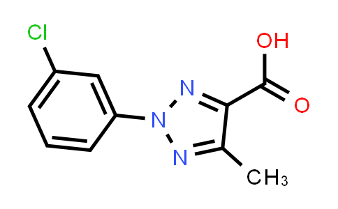 CAS No. 1627-90-3, 2H-1,2,3-Triazole-4-carboxylic acid, 2-(m-chlorophenyl)-5-methyl-