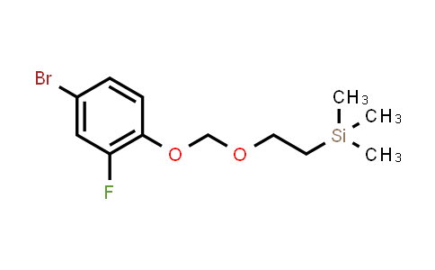 1627542-14-6 | Benzene, 4-bromo-2-fluoro-1-[[2-(trimethylsilyl)ethoxy]methoxy]-