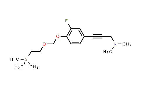 CAS No. 1627542-15-7, 2-Propyn-1-amine, 3-[3-fluoro-4-[[2-(trimethylsilyl)ethoxy]methoxy]phenyl]-N,N-dimethyl-